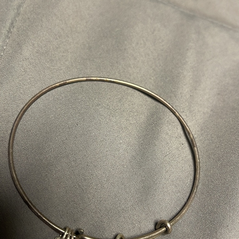 Alex and Ani 2014 Las Vegas Welcome Sign Poker Chip Silver Bangle - Picture 2 of 4